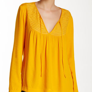 NWT Ella Moss Stella Long Sleeve Blouse, XS